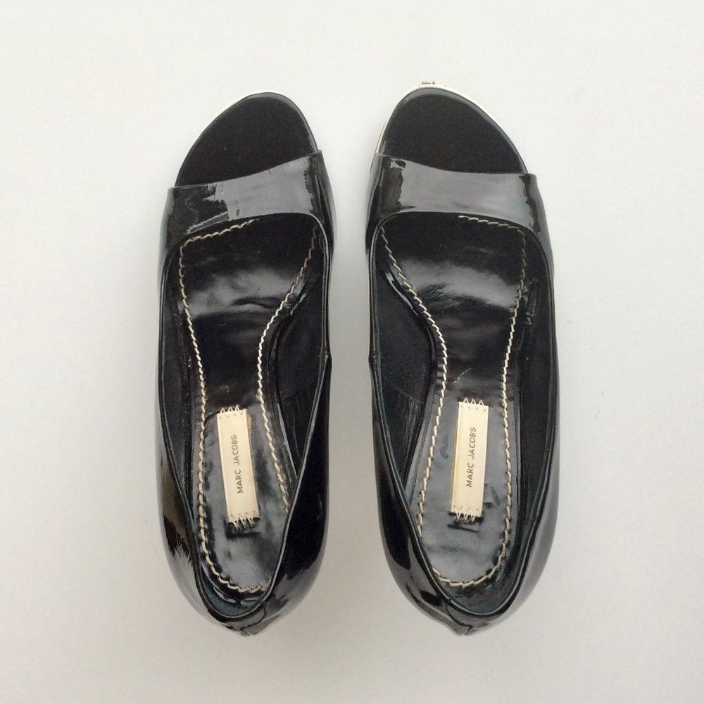 Marc Jacobs Patent Leather Wedge Heels - Picture 4 of 7